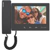 Hikvision DS-KH7300EY-WTHE2 Monitor 7 Pollici con Cornetta Nero Videocitofono