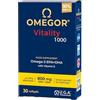Omegor Omega 3 IFOS 5 Stelle OMEGOR Vitality 1000 - Omega3 EPA 535mg e DHA 268 mg - 30 Capsule Senza Retrogusto e Facili da Digerire