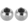 PATIKIL M8x16mm Pomelli a Dado a Sfera, 2pz Coperchio Tappo a Vite Foro Cieco Rotondo Filettatura Femmina in Acciaio Inossidabile 304 per Illuminazione Decorazione, Argento