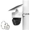 BECEMURU Supporto per eufy Security SoloCam S340/SoloCam E30/SoloCam E42, supporto per asta regolabile per eufyCam 4G LTE S330, accessorio per fotocamera eufy S340