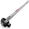 Aurlloct Barra di Rottura da 1/2" con Testa Flessibile a 250°, Breaker Bar Sbarra 60 cm, Chiave a Bussola, Barra di Demolitore per il Cambio Gomme su Auto e Moto