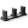 BONIKLUBA Adjustbale Bypass Scorrevole Barn Door Floor Guide per Bottom, Nero