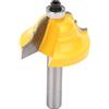 BORDSTRACT Fresa Per La Lavorazione del Legno, Fresa Artistica con Doppio Gambo da 8 Mm Per Fresatura di Stampi Per Modanature Romane Per Armadietti con Telaio della Porta(8 * 25.4MM)