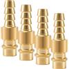 LOLANIUT 4 raccordi ad aria compressa, NW 7.2, attacco ad aria compressa da 8 mm, attacco ad aria compressa G1/4, attacco rapido per compressore, tubo d'aria, accessori da officina