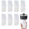 LEOINAER 8 Filtri per Fontanella per Gatti, Filtrazione Tripla Alta Efficienza per Fontanella 2.5L, Ultra Silenzioso, Compatibile con il Modello HM-02, Sostituzione Economica e Sicura per Gatti