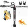 Bonlux Riscaldatore Sommergibile per Acquario da 100W, Temperatura Regolabile con Termometro, Riscaldatore per Acquario Mini Tartarughe, Supporta Fino a 120 Litri di Acqua con 2 Ventose