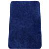 Brandsseller Tappeto da bagno 60x90 cm Tappetino da bagno Zerbino da bagno Tappeto da doccia rettangolare in ciniglia antiscivolo assorbente lavabile in lavatrice - Blu
