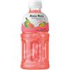 DISTRIBUZIONE 3D Mogu Mogu succo di frutta multi sapore con 25% NATA De Coco, bevanda potenziante energetica, ricca di fibre naturali di frutta, senza conservanti aggiunti e colori, 320ml (1x, Guava)