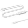 Belkin BoostCharge Pro Cavo Multi USBC 140W 2 in 1, Splitter USBC a Ricarica Rapida, 2 Uscite Tipo C con Ricarica Intelligente, Multicavo Intrecciato per MacBook, iPhone, iPad, Samsung, Pixel, Bianco