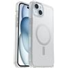 OtterBox Cover per iPhone 15 Plus/iPhone 14 Plus Symmetry Clear per MagSafe,resistente a shock e cadute ;sottile,testata 3x norme MIL-STD 810G, Trasparente
