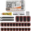 Mobi Lock Kit di Riparazione Camera d'Aria per Bicicletta - Con Fluido Vulcanizzante, Toppe, Raspa Metallica, Leve - Per Tutti i Tipi di Biciclette, BMX, Monopattini Elettrici - di Mobi Lock (Confezione da 40)