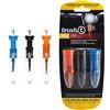 Brush T BRUSH-T Tee da Golf, 3 Altezze Diverse, Set da 3, Riutilizzabili