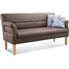 CAVADORE Kira - Copridivano in tessuto, 176 x 94 x 81 cm, colore: tortora