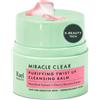 Rael Miracle Clear Cleansing Balm - Makeup Remover, Twist-Up Face Cleanser, Double Cleanse, Non-Comedogenic, with Rice Bran & Jojoba Oils, Vegan, Korean Skin Care, All Skin Type (50 ml)