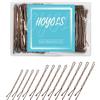 HOYOLS Forcine marroni per capelli da donna, 150 pezzi in 3 misure (4,8 cm, 6,1 cm, 6,9 cm), per acconciature Updo, chignon, accessori per capelli spessi e sottili (marrone)
