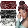 CATZUM Fascia Capelli, Cerchietto Donna, 3 Pezzi - Elastico Boho, Turbante Fasce per Testa, Bandana Headband per Yoga, Skincare e Lavoro Quotidiano, Accessori Capelli (Multicolore)