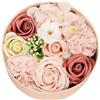 OPVXZAD Rosenbox - Scatola regalo con fiori di sapone, rose, fiori sintetici, regalo romantico per lei per la festa della mamma, anniversario, San Valentino, Natale
