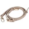 GreatRise 1 cm, tracolla di ricambio con gancio in metallo, 88-117 cm, regolabile, in pelle PU, sottile, per donna, borsa a tracolla, colore beige