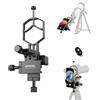 APEXEL 3-Assi Adapter Telescopico in Metallo per Smartphone con Bluetooth,Alta Precisione Adapter Compatibile con Binocolo,Monocolo e Microscopio,Adattatore per Telescopio Telescopico