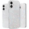 LONLI Hue - Custodia per iPhone 16 Plus - Custodia in Perla Bianca Tort con [4 Angoli Ammortizzati Airbag] - Carina, Unica ed Estetica, Cover Antishock per Donne e Ragazze