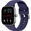 Yoohoo Cinturino Silicone Compatibile con Cinturino Amazfit GTS per Donna e Uomo | 20mm Sportivo Cinturini per Amazfit Bip Bip Lite Bip U Bip U pro Amazfit GTS 2 GTS 3 2Mini, Comodo, Traspirante, Impermeabile