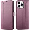 Verco Custodia a libro per iPhone 16 Pro Max, custodia a libro per Apple iPhone 16 Pro Max, colore: Mora