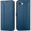 Verco Custodia a libro per iPhone 16e, di alta qualità, per Apple iPhone 16e, blu