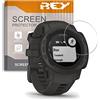 REY Pack 6X Pellicola salvaschermo per GARMIN INSTINCT 2-2 SURF EDITION - 2 CAMO EDITION - INSTINCT E, 45MM, qualità Premium