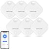 ANTELINK Smart Tracker Tag, Tracker Intelligente Compatibile con iOS, per Chiavi, Bagagli, Valigie, Batteria Sostituibile, 6Pz