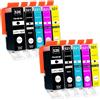 Supply Guy 10 cartucce per stampanti con chip compatibile Canon PGI-520 CLI-521 per Canon Pixma IP3600 IP4600 IP4600X IP4700 MP540 MP550 MP560 MP620 MP630 MP640 MP640R MP980 MP990 MX860 MX870