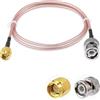 Vecys SMA Maschio a BNC Maschio Cavo Coassiale RF 50ohm SMA a BNC RG316 Cavo Jumper 23.6/60CM per Antenne Radio Amatoriale Dispositivi LAN Wireless Radio Wi-Fi