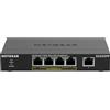 NETGEAR Switch PoE 5 porte Unmanaged GS305PP, Switch Ethernet Gigabit con 4 PoE+ a 83 W, montaggio desktop o a parete