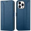Verco Custodia a libro per iPhone 16 Pro Max, custodia a libro per Apple iPhone 16 Pro Max, blu