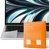 UPPERCASE GhostShield Premium Palm Rest Protector Skin Cover Set Protezione da Graffi e Usura, Compatibile con MacBook Air 13 2025 2024 2022 con M4 M3 M2, A3240 A3113 A2681 (Argento)