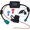 Vecys FM/AM DAB DAB+ Auto Antenna Segnale Amplificatore Booster Fakra Z Maschio a Femmina Adattatore 12V Radio Digitale Splitter Con Anello Magnetico per Audio Digitale