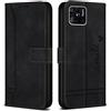 Bravoday Cover per Xiaomi Redmi 10C, Flip Custodia in Pelle PU Portafoglio Custodia per Xiaomi Redmi 10C, con Slot per Schede, Nero