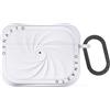 ORNARTO VORTUXE Cover per AirPods Pro 3 Silicone,Antiurto,Bianco