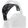 WC HeadbandZ XL | Maxwell - Archetto in silicone ultra largo compatibile con Audeze Maxwell 2 e Maxwell 1, di Wicked Cushions | Distribuzione del peso migliorata | Nero Anni 90