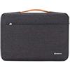 NIDOO 11 Pollici Laptop Sleeve Custodia Computer Portatile Borsa Protettiva per 12.9 iPad PRO 2018/13 MacBook Air PRO 2018-2019/12.3 Surface PRO 6/12 Samsung Galaxy Book2,Grigio Scuro