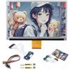 Waveshare 7.3inch 6-Color E-Paper Screen With Driver Board, E-Ink Display(E Type), Low Power Consumption, 800x480 Pixel, SPI Communication, Suitable For Price Tag, Asset/Equipment Tag, Shelf Label...