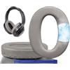 SOULWIT Cuscinetti di ricambio in Gel Rinfrescante per Sony WH-1000XM2 (WH1000XM2) e MDR-1000X (MDR1000X), cuscinetti auricolari con schiuma antirumore, spessore aggiunto-Oro