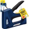 Rapid ALU753 PRO Graffatrice Manuale 2-in-1 per Graffe n. 53 e Chiodini n.8, Dotata di Impugnatura Ergonomica, Parti Interne in Acciaio e Regolatore di Forza a 2 Fasi (5001677)