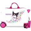 Sanrio Kuromi Candies - Valigetta rigida per bambini, 45 x 31 x 20 cm, 1,8 kg, ABS, 1,8 kg, 24,6 l, colore: Bianco