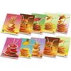 Pigna confezione 10 Maxi Quaderni A4 FRUITS, pagine 80+risguardo,quadretto 5mm