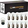 Tek Automotive 566 P21/4 W lampadine auto lampadina freno luce fendinebbia posteriore lampadina 12 V 21/4 W BAZ15D off set pin - Confezione da 10