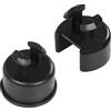 Baceyong Boccole perno portellone posteriore auto, boccole perno portellone posteriore auto in gomma nera, Compatibile con Dodge Ram 1500 2002-2008, Ram 2500 3500 2003-2009