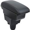 OYHCM Auto Bracciolo Compatible with Dacia Duster II 2018-2023 Bracciolo Console Centrale Braccioli Poggiabraccio Braccio Vano Portaoggetti Doppio Spazio di Archiviazione
