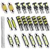 COLORLAM 22 Pezzi LED SMD Lampadine LED Can-bus Spzenza Errori del Festone Lampadine Tettuccio Lampadine per Luci Interne Auto Targa a Cupola del Festone C5W T10 168 194 2825 Xenon