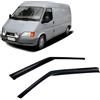 Rumplex Deflettori d'aria per finestrini laterali, compatibili con Ford Transit T 15 1997-2002, parapioggia, deflettori adesivi, 2 pezzi