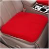 CGEAMDY 2 PCS Cuscino per Sedile Auto Coprisedile, Universale Auto Anteriori Super Soft Confortevole Traspirante, Auto Soft Confortevole Protezione per Sedile Anteriori Senza Schienale(Rosso)